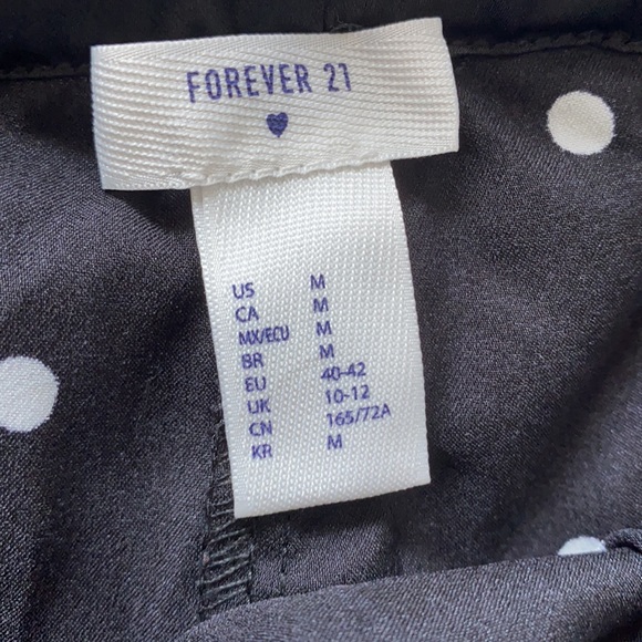 Black and White Polka Dot Cami & Shorts Pajama Set - Picture 3 of 3